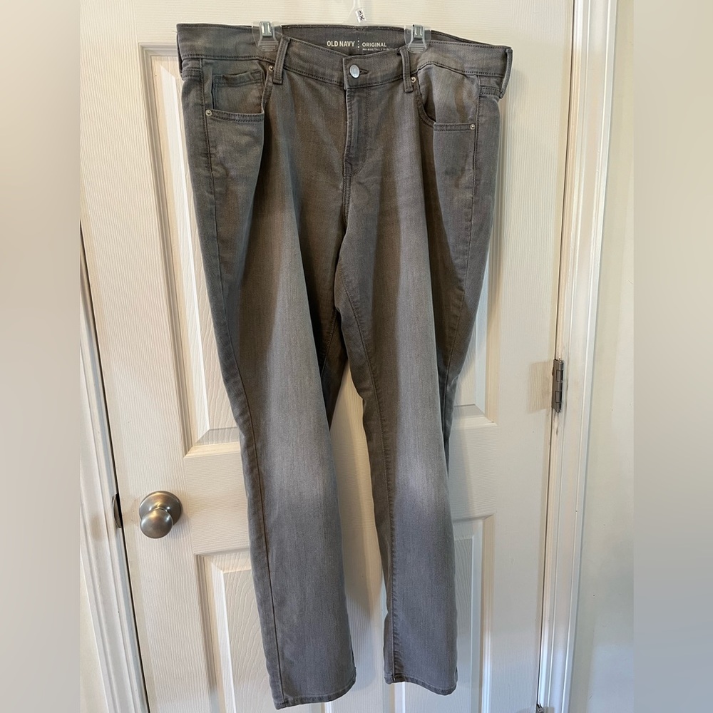 Old Navy Original Light Gray Jeans